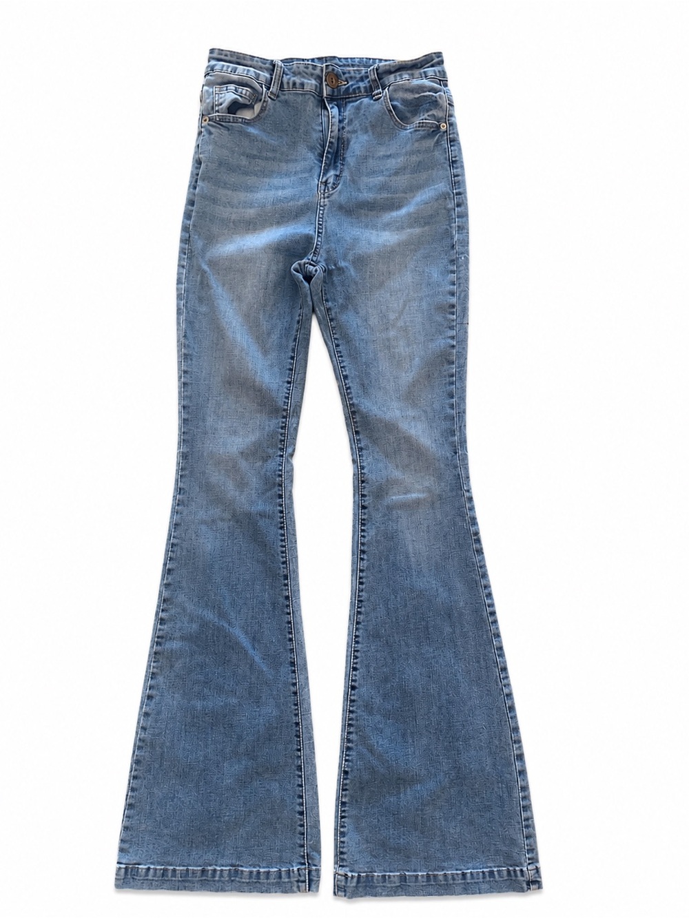 Silver Jeans Co Flare Jeans Womens 28 Light Wash Stretch Denim Y2K Bell Botto